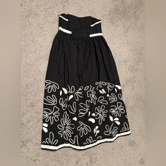 Ulla Johnson New Hollis Embroidered Cotton Long Dress Size 10 - Picture 16 of 16